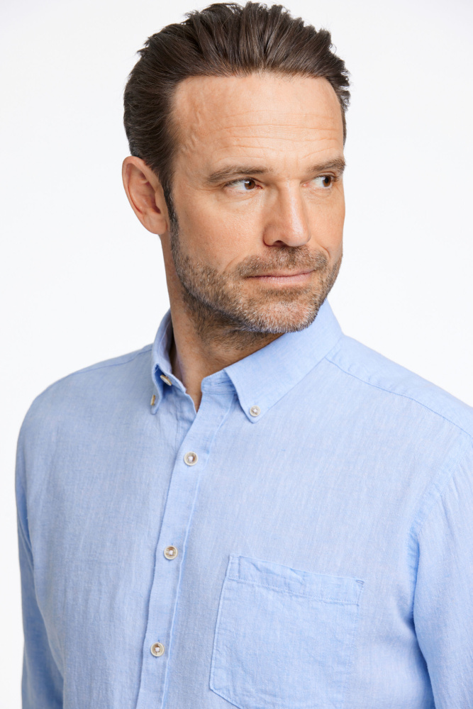 Hovedbilde Jack´s Cotton/linen LS Shirt 3-210076 - Sky Blue