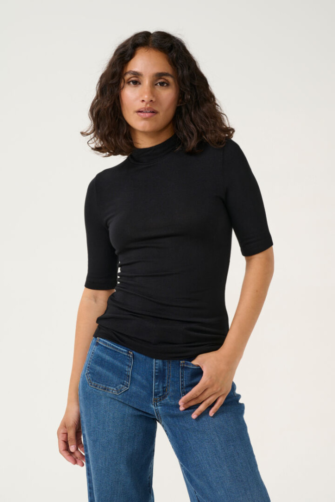 Hovedbilde KAlida Turtleneck Tshirt 10509406 - Black Deep