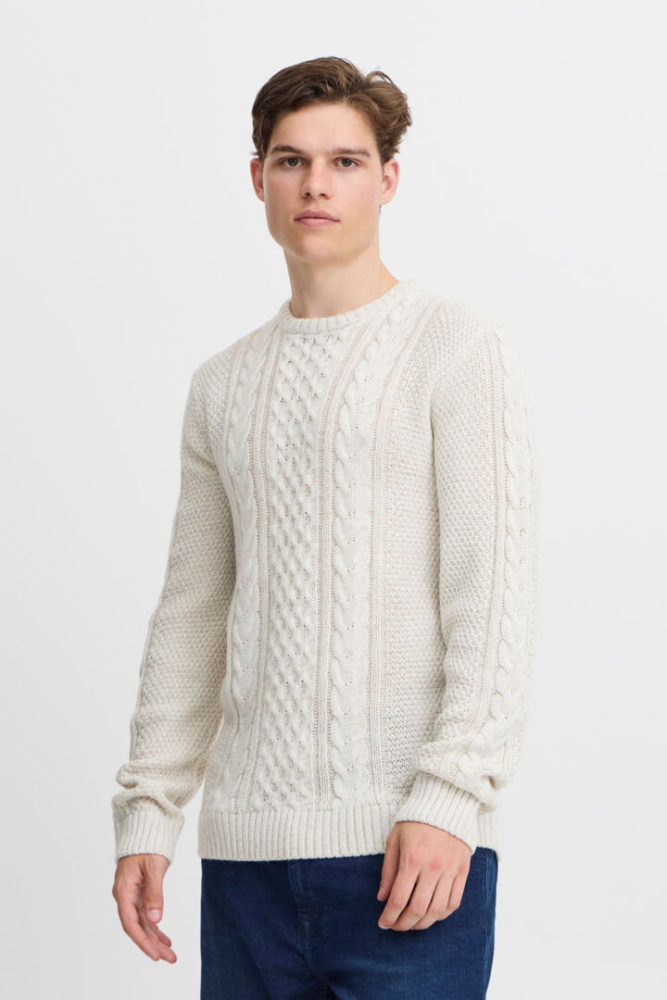 Hovedbilde Blend Knit Pullover 20717439 - Vanilla Ice 110104