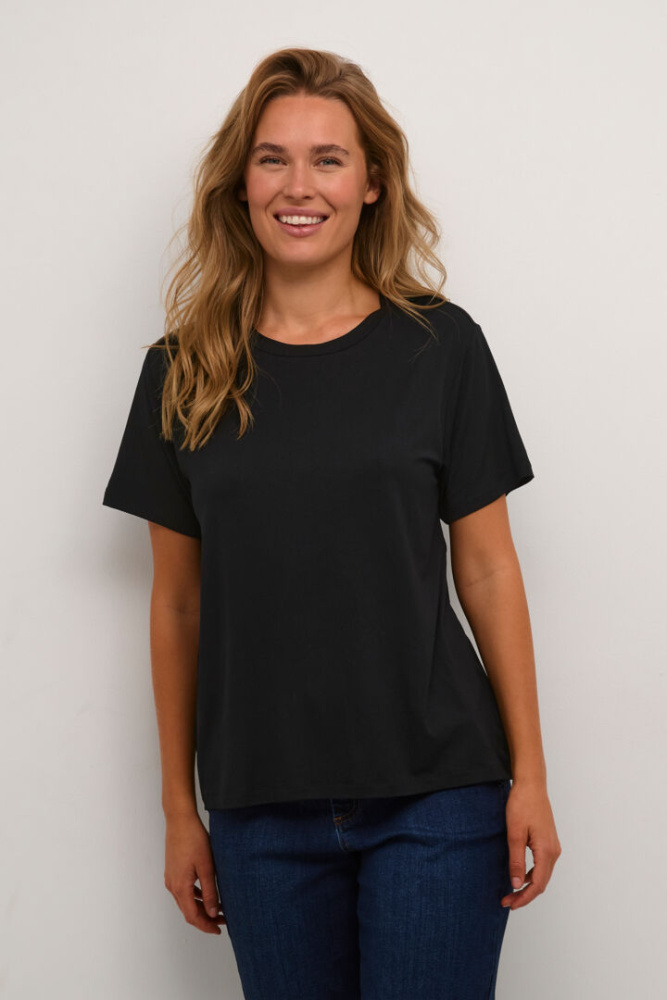 Hovedbilde KAFrida O-neck Tee 10508580 - Black Deep 100121
