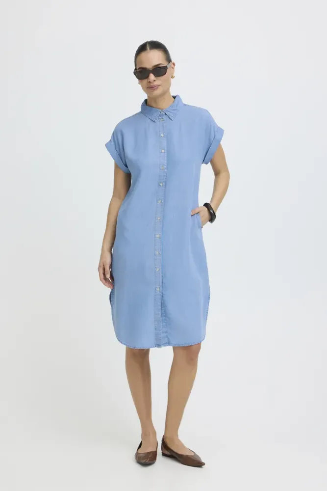 Hovedbilde BYKosmo Shirt Dress 20818786 - Light Blue Denim 200460