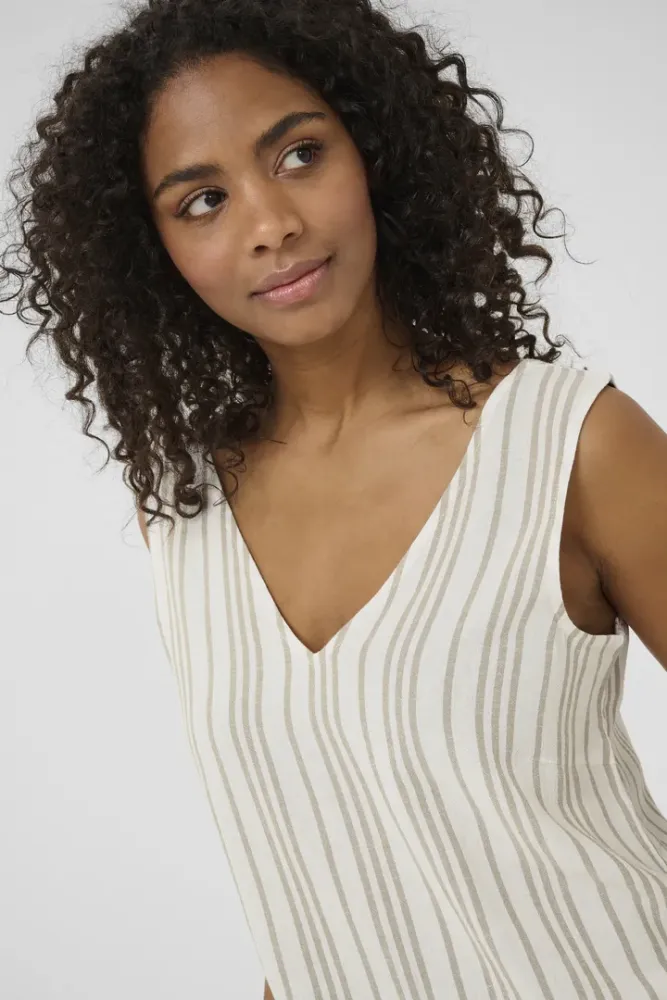 Bilde av Kaffe KAmilia Top 10508426 - Chalk Chinchilla 107125