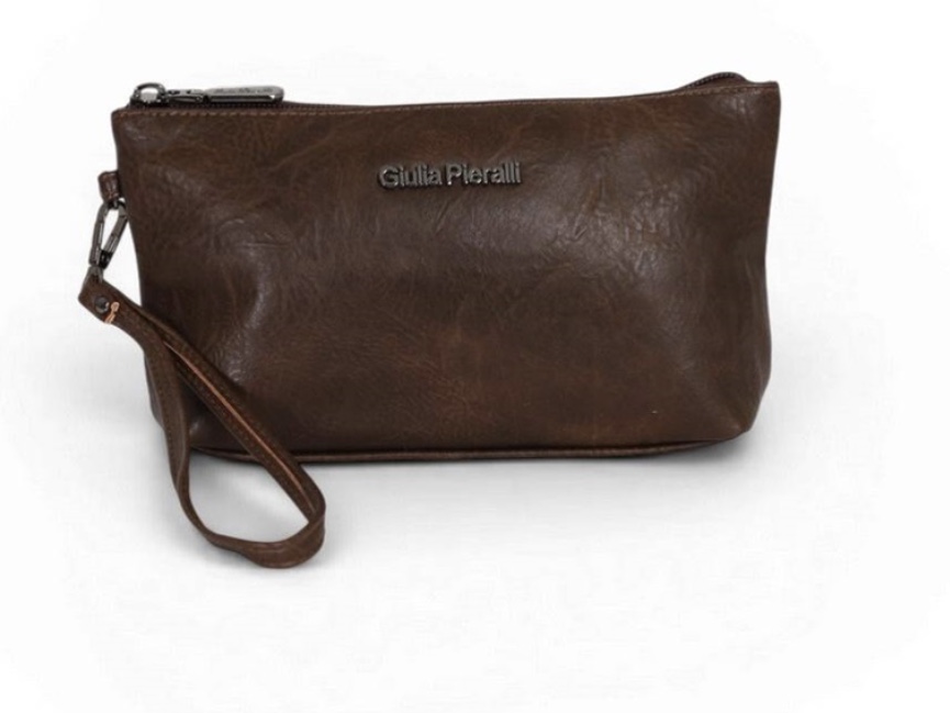 Hovedbilde Giulia Pieralli Classic toiletbag small 2033 - cofee