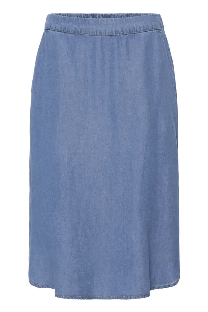 Hovedbilde BYKosmo Skirt 20819402 - Mid Blue Denim 200461