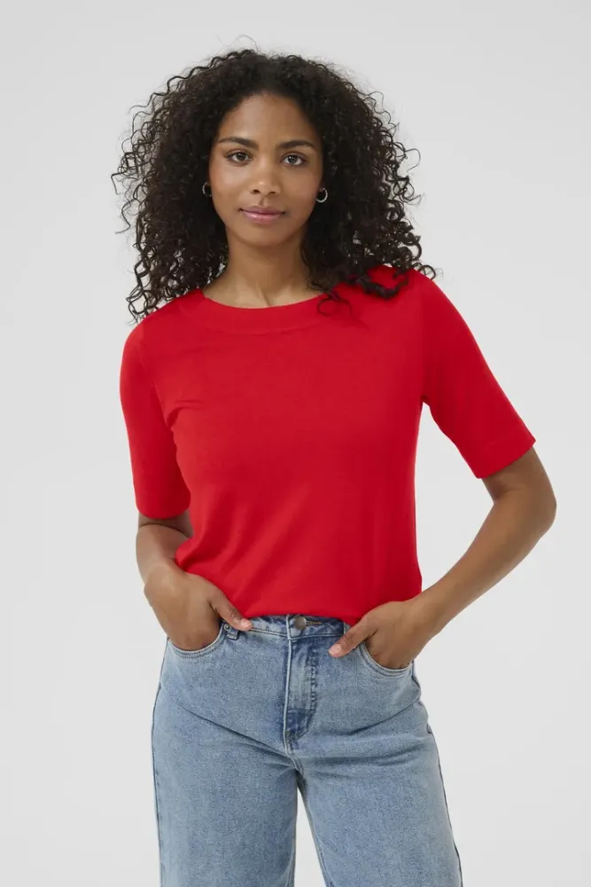 Hovedbilde KALizza Boat Neck Pullover 10510252 - True Red 191664
