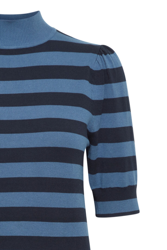 Hovedbilde BYMmorla Puff Sleve 20815299 - Blue Horizon Striped 203287