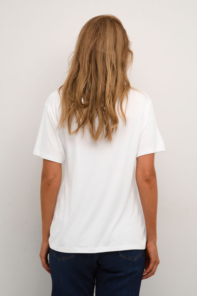 Hovedbilde KAFRIDA VNECK T-SHIRT 10508581 - CHALK 110602