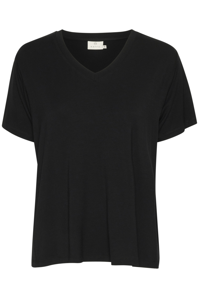 Hovedbilde KAFrida V-neck Tee 10508581 - Black Deep 100121