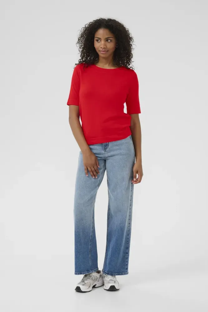 Hovedbilde KALizza Boat Neck Pullover 10510252 - True Red 191664