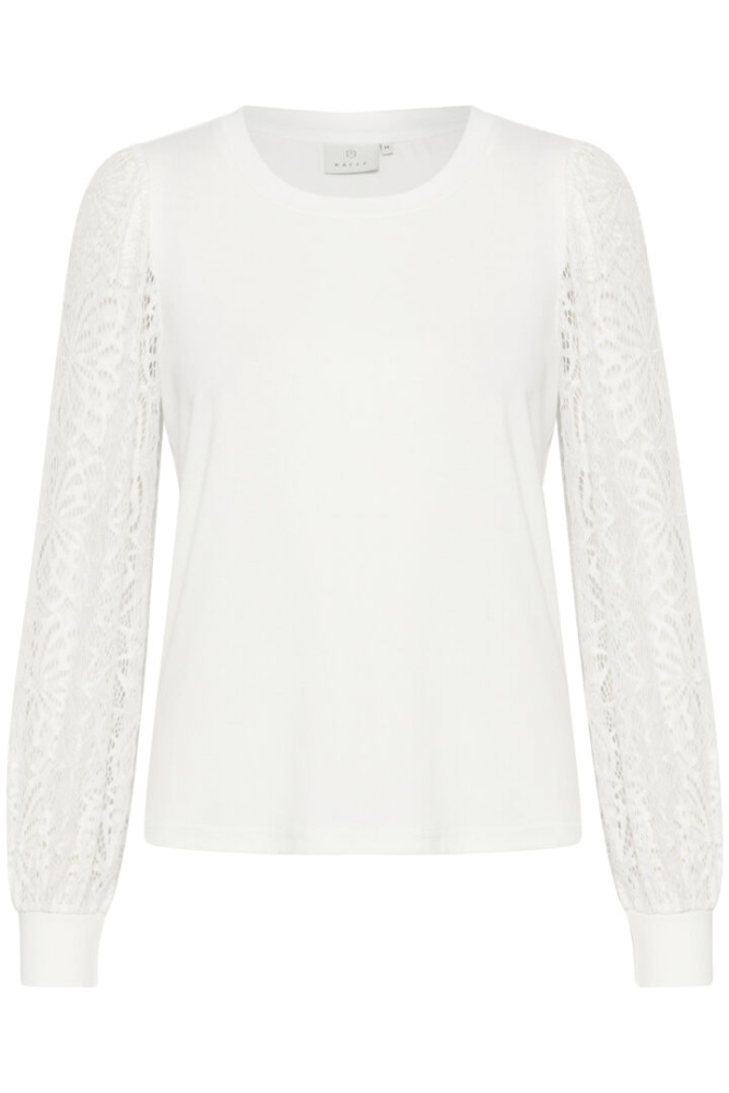 Hovedbilde KABecca Lace Top 10508024 - Chalk 110602