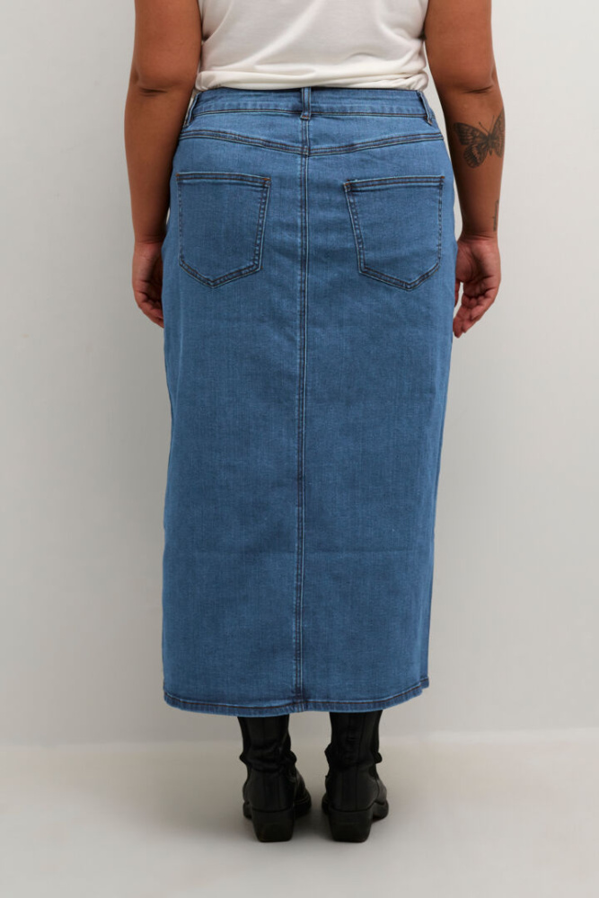 Hovedbilde KAsinem HW Denim Skirt 10508064 - Medium Blue Denim 102272
