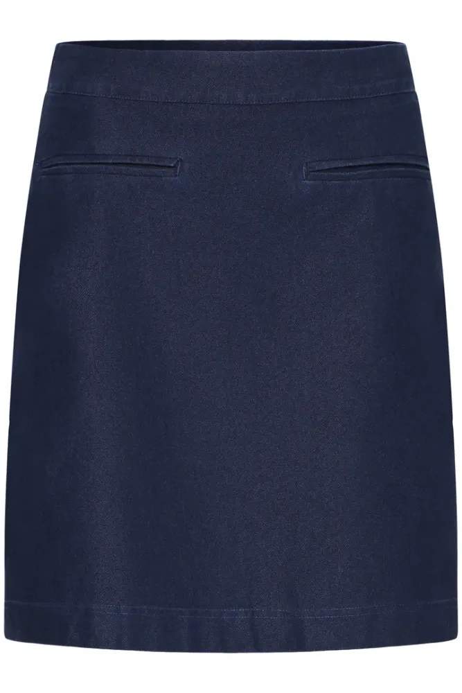 Hovedbilde IHKATE Skirt 20124732 - Dark Blue Denim 900000556
