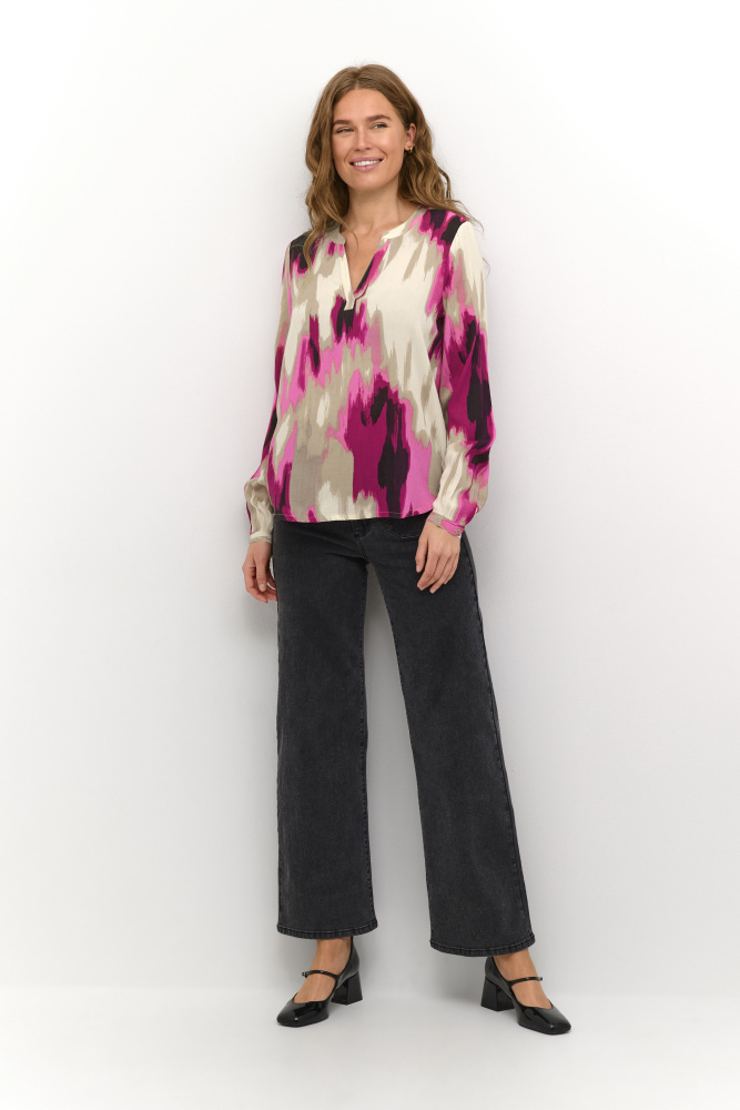 Hovedbilde KABeathe Blouse 10508895 - Pink Abstract 106682
