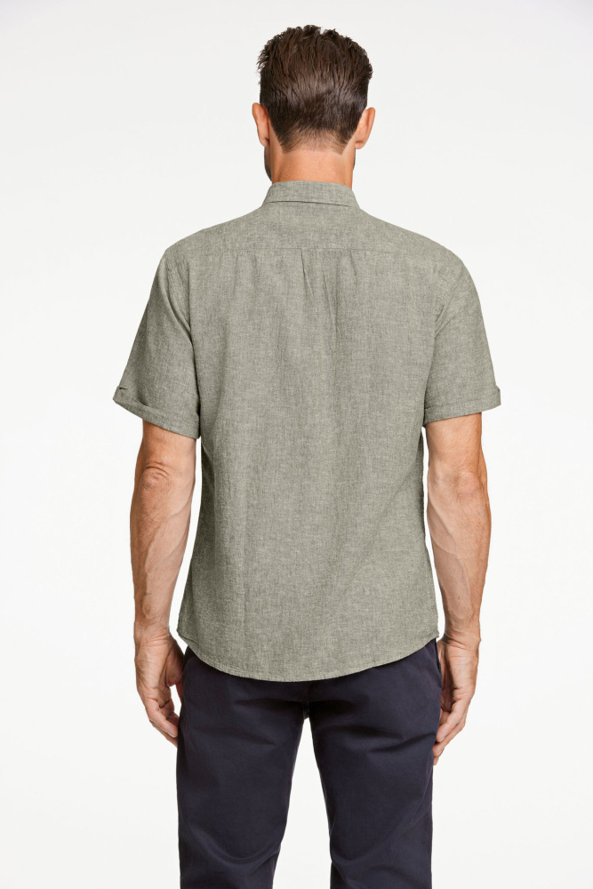 Hovedbilde JACK`S Cotton/linen Shirt 3-210075 - Army