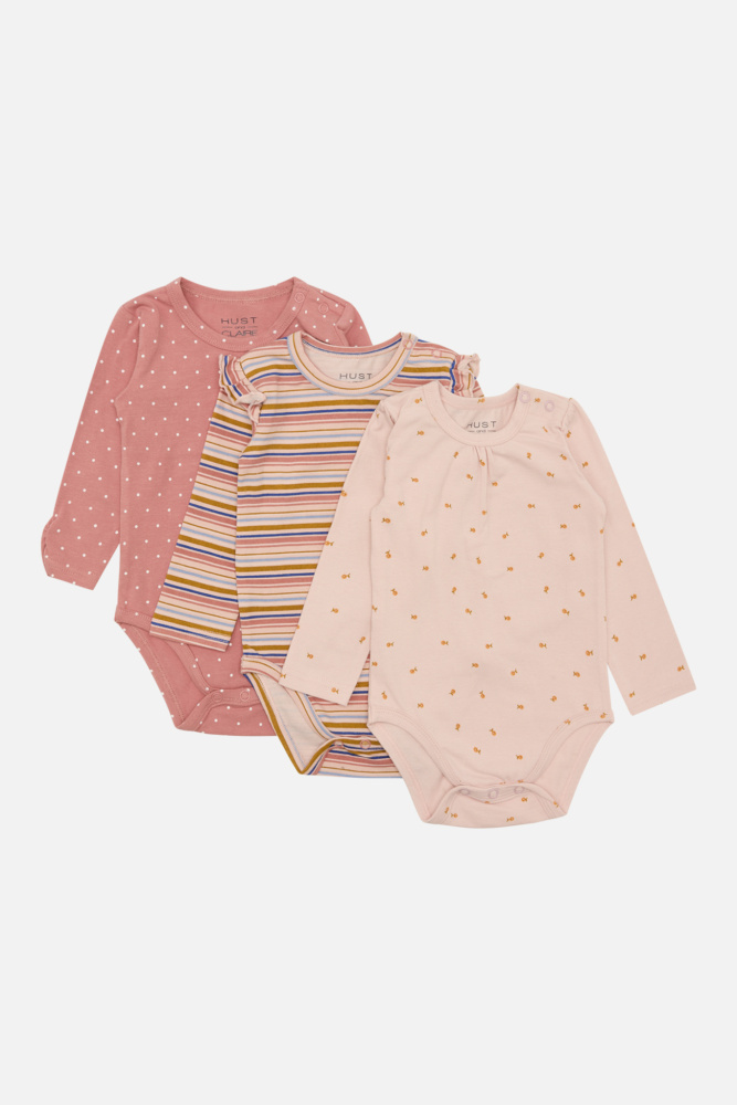 Hovedbilde Hust & Claire Blue 3 pk Body 49634027 - Peach Dust 3322