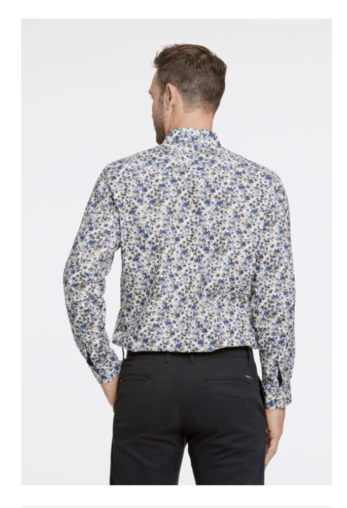 Hovedbilde Jack`s Shirt 3-220238 - White/Blue Flowers