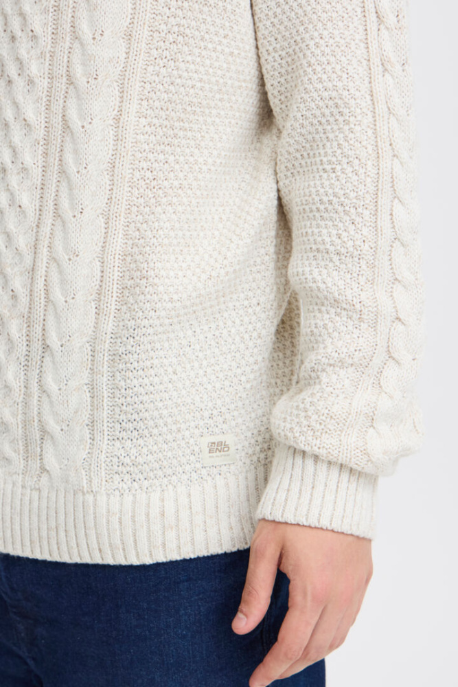 Hovedbilde Blend Knit Pullover 20717439 - Vanilla Ice 110104
