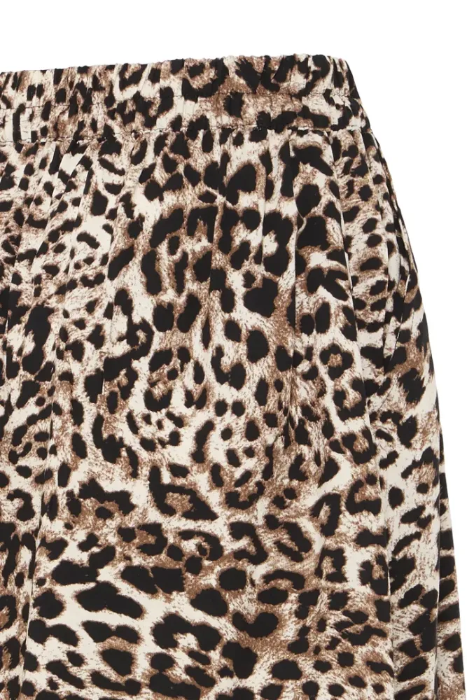 Hovedbilde BYMmjoella Short Skirt 20816525 - Birch Leopard 204522