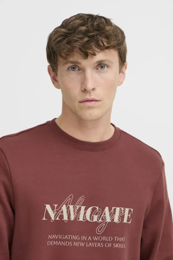 Hovedbilde Blend Farnum Sweatshirt 20720169 - Chocolate Brown 900002006