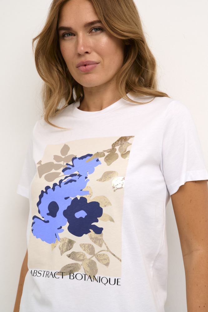 Hovedbilde KAPolly T-shirt 10508920 - White/Sand/Blue 106199