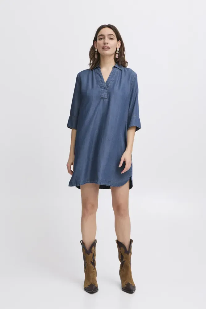Hovedbilde BYKosmo Dress 20816478 - Mid Blue Denim 200461