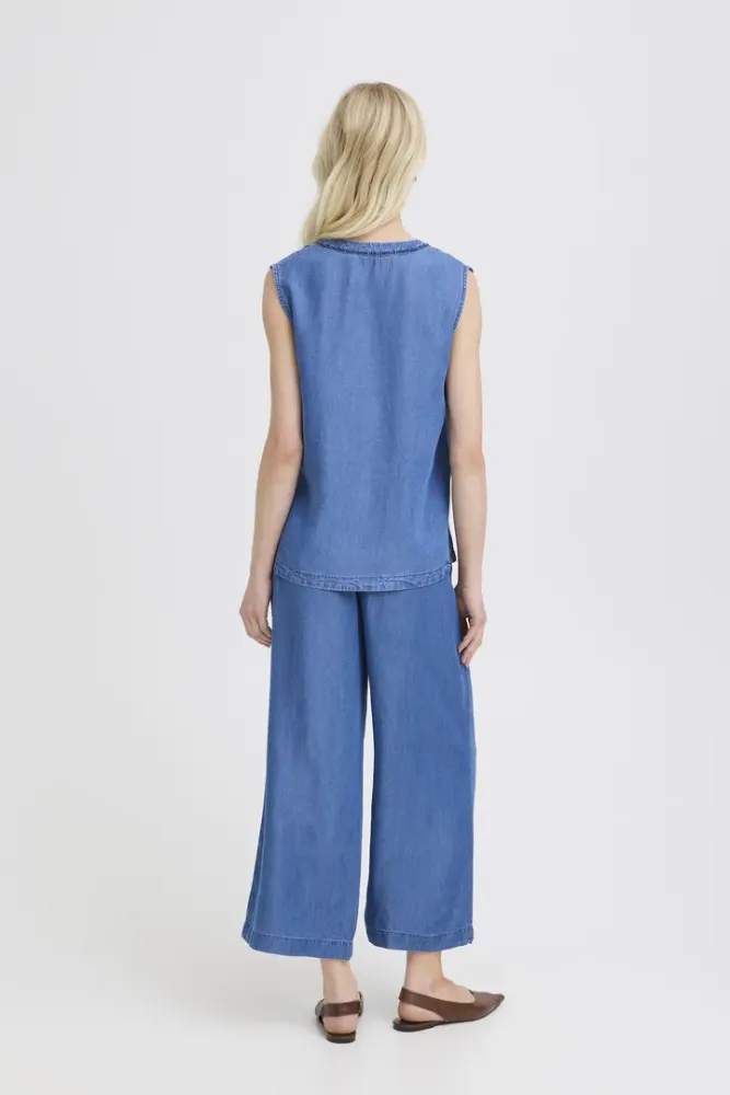 Hovedbilde BYKosmo Top 20818794 - Mid Blue Denim 200461