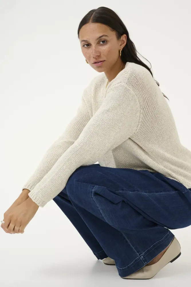 Hovedbilde KAGerdi Knit Pullover 10509461 - Turtledove Melange 1252021