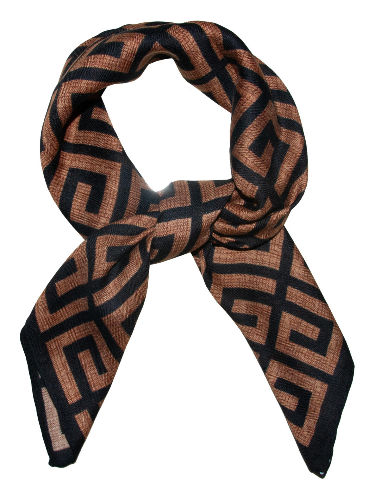 Hovedbilde Intex Klassisk Skjerf 791217 - 65X65 Brun/Sort