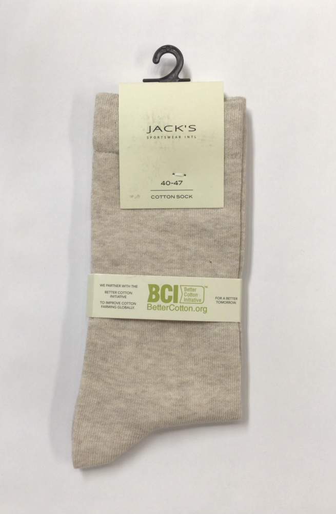 Hovedbilde Jack`s Plain Cotton Socks 3-9205 - Sand Melange