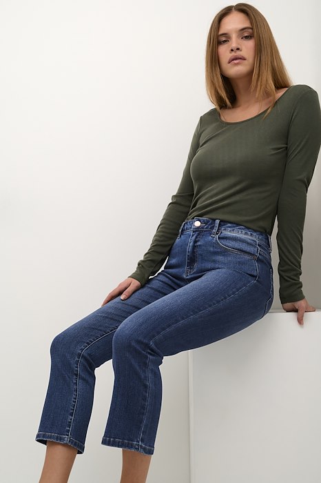 Hovedbilde KAkarla Sinem Jeans Cropped 10507620 - Medium Blue Wash 104462