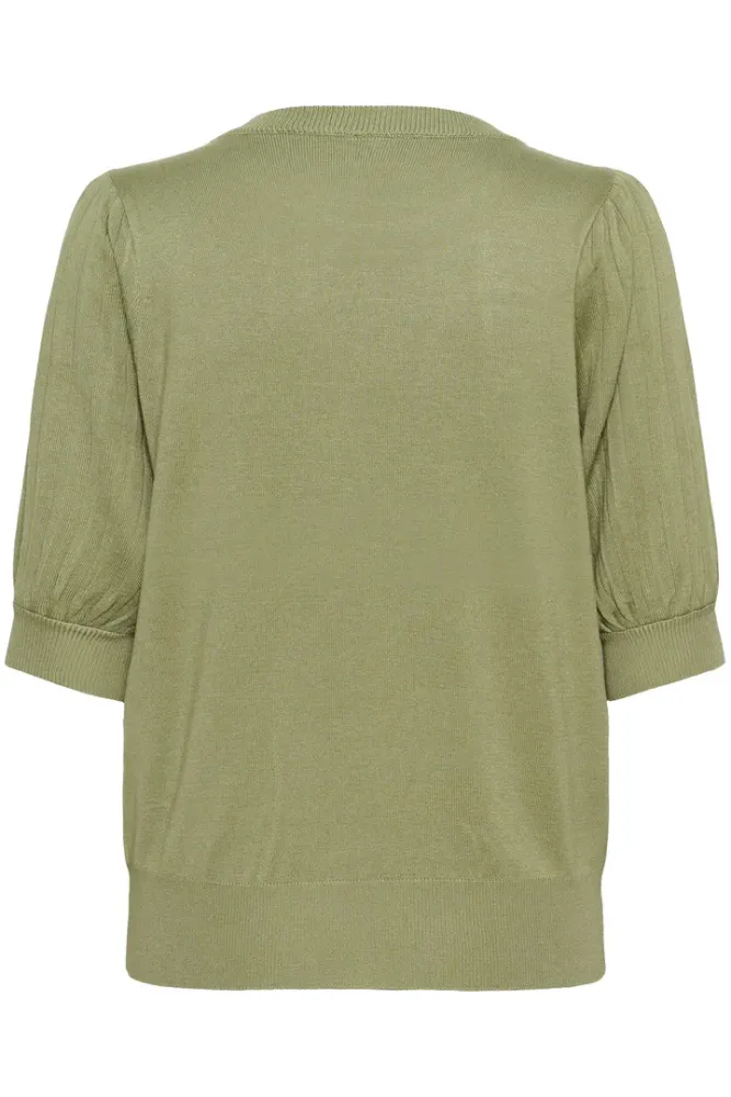 Hovedbilde KALone Knit Pullover 10508368 - Oil Green 170115