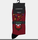 Hovedbilde Lindbergh Christmas Bamboo Socks 30-991163 - red