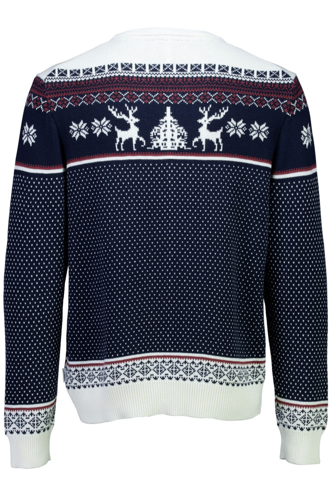Hovedbilde Jacquard holiday knit 30-804085 - navy