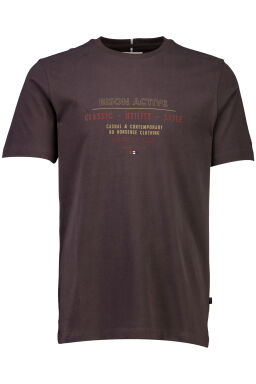 Hovedbilde Bison O-neck Tee 80-400142 - dark brown
