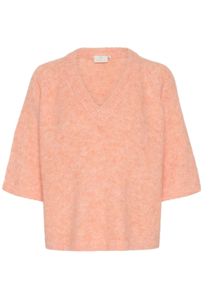 Hovedbilde KAEmilie V-neck Pullover 10509767 - Peach Nectar 141228
