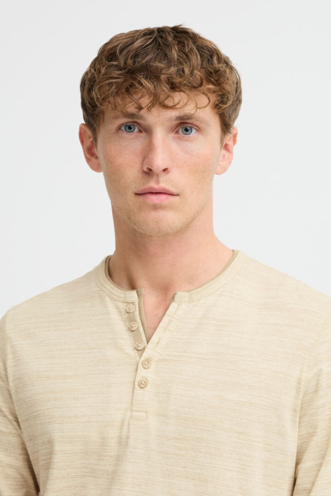 Hovedbilde Blend Bhjeff Jumper 20718006 - Bleached Sand 131008