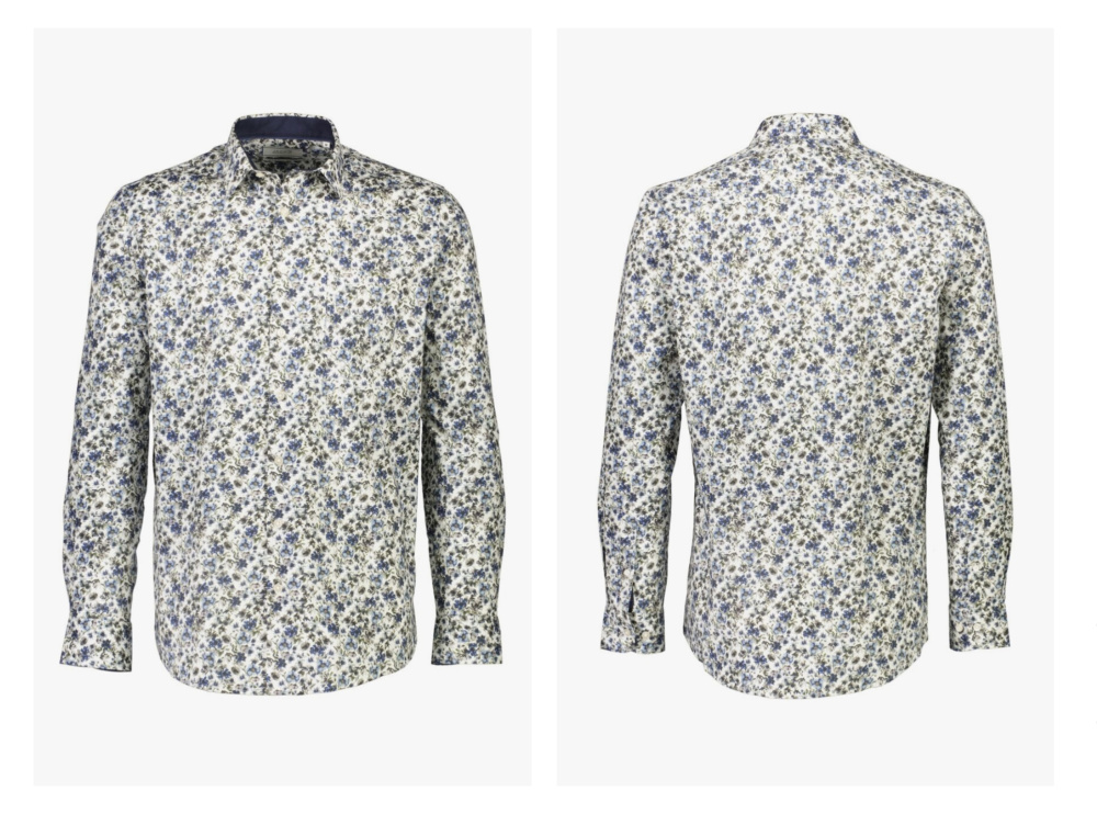 Hovedbilde Jack`s Shirt 3-220238 - White/Blue Flowers