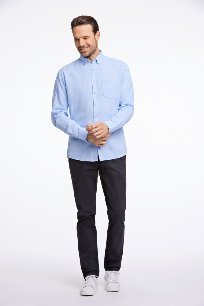 Hovedbilde Jack´s Cotton/linen LS Shirt 3-210076 - Sky Blue